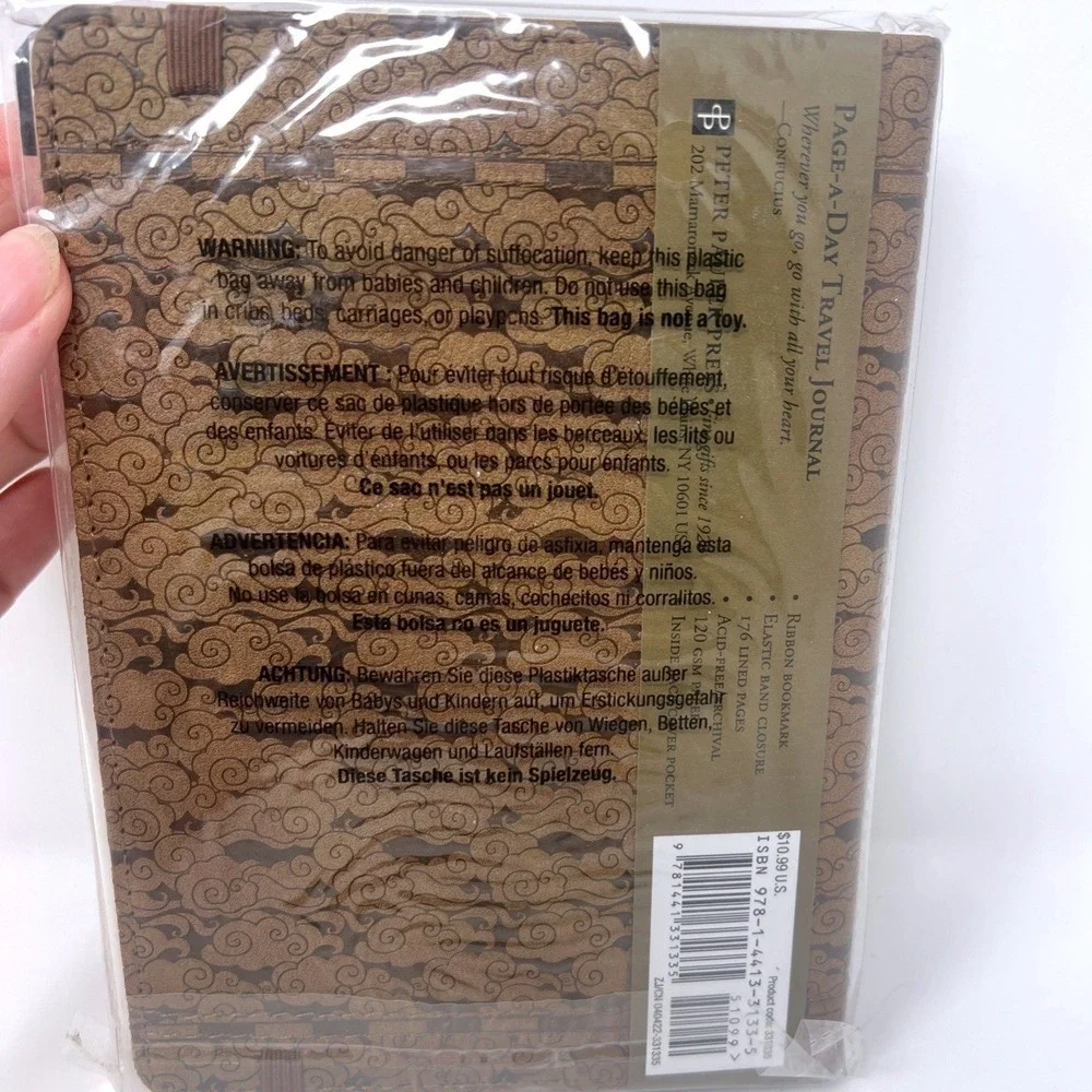Peter Pauper Press Page-A-Day Travel Journal 176 Pages New Sealed 5x7 Hardcover